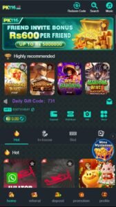 Pk116 App Download 2026 – New Earning App for Pakistani Players 1
